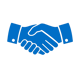 Blue Handshake Clip Art-1