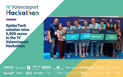 La solución SpiderTech gana 5.000 euros en el IV Hackathon de Valenciaport