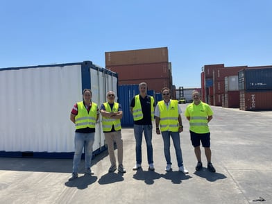 Nuevo piloto: un material deeptech que “enfría” el&nbsp;interior de los contenedores